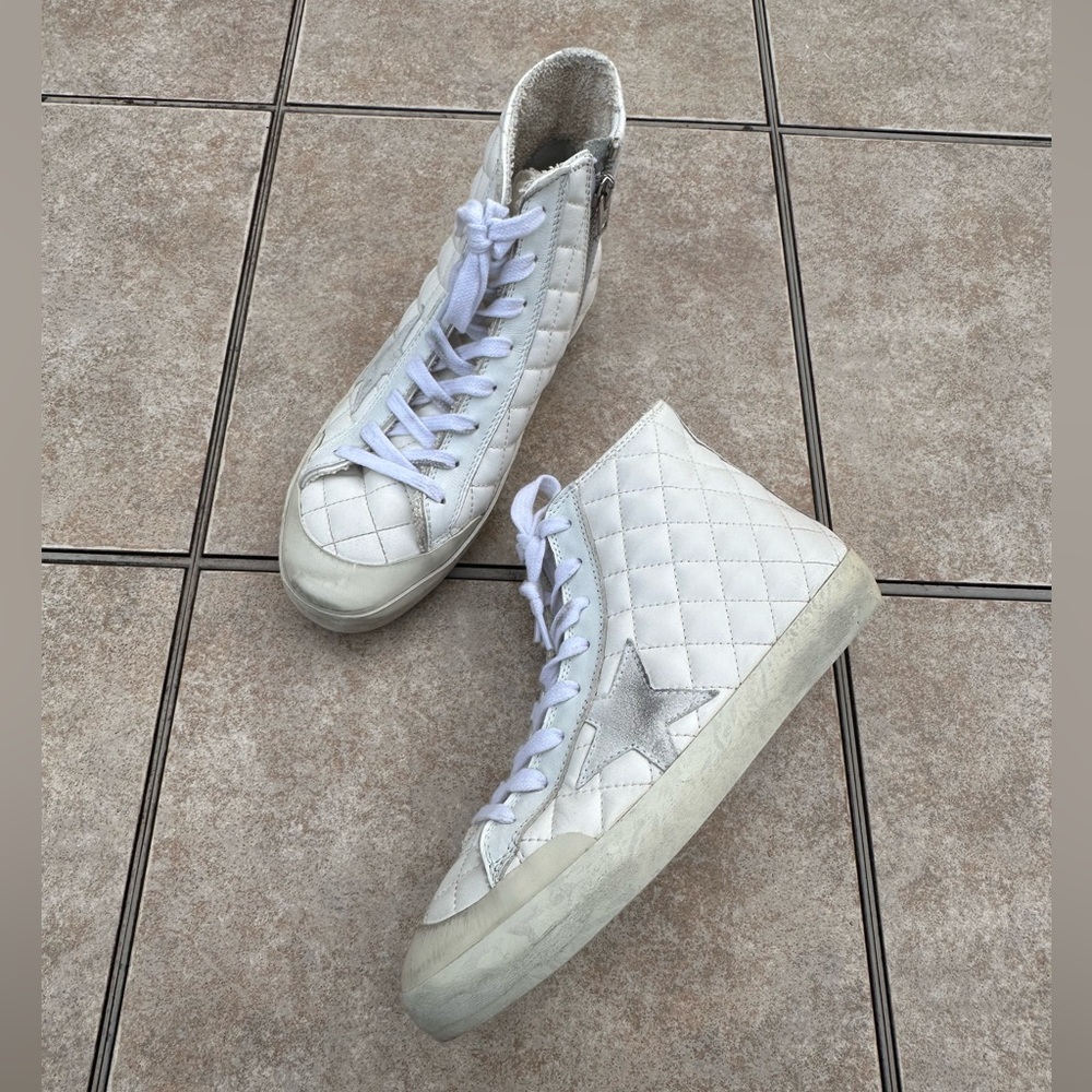 Golden Goose Francy Leather high top lace up shoes size 37 - Picture 5 of 14